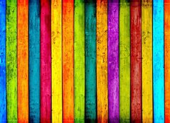 Fototapeta papr 254 x 184, 17494460 - Colorful Wood Planks Background