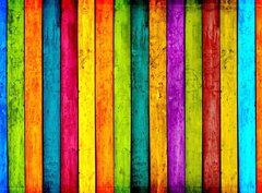 Fototapeta papr 360 x 266, 17494460 - Colorful Wood Planks Background - Barevn devn prkna pozad
