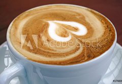 Fototapeta pltno 174 x 120, 17603905 - Cappuccino mit Herz