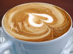 Fototapeta330 x 244  Cappuccino mit Herz, 330 x 244 cm