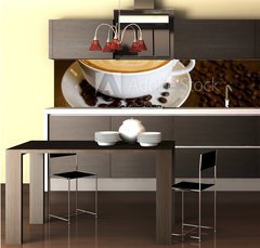 Fototapeta do kuchyn flie 260 x 60, 17629836 - Coffee cup