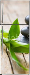 Samolepka na lednici flie 80 x 200, 176854248 - Hot stone with bamboo