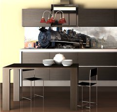 Fototapeta do kuchyně fólie 260 x 60, 17917100 - Essex Steam Train - Essex Parní vlak