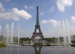 Fototapeta160 x 116  The Eiffel tower from Trocadero in Paris, 160 x 116 cm
