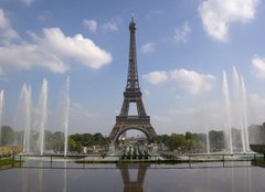 Fototapeta240 x 174  The Eiffel tower from Trocadero in Paris, 240 x 174 cm