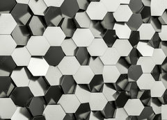 Fototapeta vliesov 200 x 144, 179876377 - hexagon geometric background - geometrick pozad estihelnku