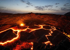 Fototapeta plátno 160 x 116, 180658176 - Erta Ale Volcano Ethiopia