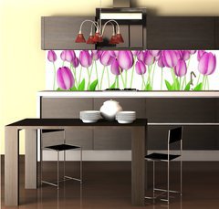 Fototapeta do kuchyn flie 260 x 60, 18362257 - tulips