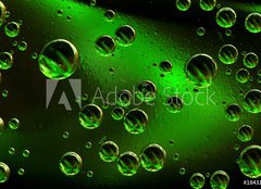 Fototapeta pltno 240 x 174, 1843178 - green bubbles - zelen bubliny