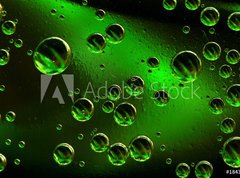 Fototapeta270 x 200  green bubbles, 270 x 200 cm