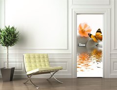 Samolepka na dvee flie 90 x 220, 18479744 - Papillon galet