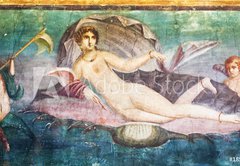 Fototapeta174 x 120  Mars fresco in Pompeii House Italy, 174 x 120 cm