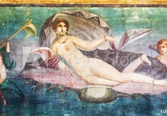 Fototapeta184 x 128  Mars fresco in Pompeii House Italy, 184 x 128 cm