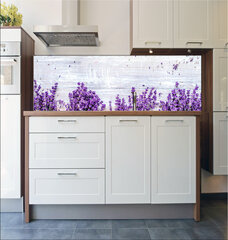 Fototapeta do kuchyn flie 180 x 60, 188691240 - Bunch of dry lavender flowers on rustic background top view mock