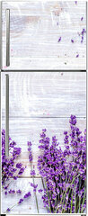 Samolepka na lednici fólie 80 x 200, 188691240 - Bunch of dry lavender flowers on rustic background top view mock