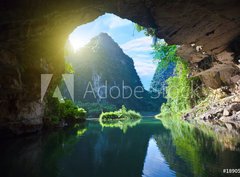 Fototapeta pltno 330 x 244, 18905881 - From the grotto - Z jeskyn