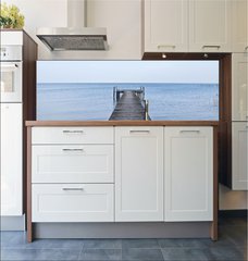 Fototapeta do kuchyn flie 180 x 60  molo, 180 x 60 cm