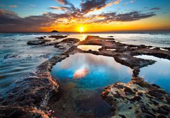 Fototapeta papr 184 x 128, 19105542 - Pools at Maori Bay