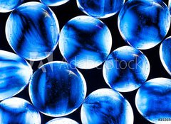 Fototapeta100 x 73  blue gass beads, 100 x 73 cm