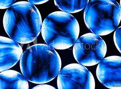 Fototapeta pltno 330 x 244, 19265603 - blue gass beads