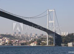 Samolepka flie 100 x 73  Erste Bosporusbr cke in Istanbul  T rkei, 100 x 73 cm