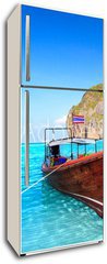 Samolepka na lednici flie 80 x 200, 19642615 - Longtail boat at Maya bay