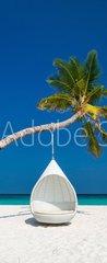 Samolepka na dvee flie 90 x 220, 196863504 - Beautiful tropical beach in Maldives