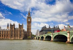 Samolepka flie 145 x 100, 19785682 - Big Ben and Houses of Parliament, London, UK