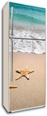 Samolepka na lednici flie 80 x 200  two starfish on a beach, 80 x 200 cm