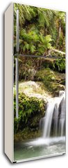 Samolepka na lednici fólie 80 x 200, 19824757 - Rainforest waterfall - Rainforest vodopád
