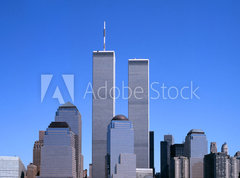 Samolepka flie 270 x 200, 19855091 - NYC Skyline With The Twin Towers
