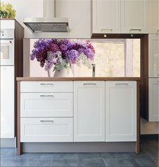 Fototapeta do kuchyn flie 180 x 60, 200078828 - lilac in jug on old windowsill background
