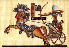 Samolepka flie 145 x 100, 20074338 - Egyptian papyrus