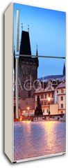 Samolepka na lednici flie 80 x 200  Charles Bridge at dawn, 80 x 200 cm