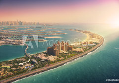 Fototapeta papr 184 x 128, 204150445 - Palm Island in Dubai, aerial view