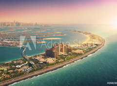 Fototapeta330 x 244  Palm Island in Dubai, aerial view, 330 x 244 cm
