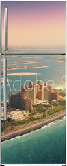 Samolepka na lednici flie 80 x 200  Palm Island in Dubai, aerial view, 80 x 200 cm