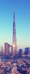 Samolepka na dvee flie 90 x 220, 204287935 - Dubai skyline, United Arab Emirates