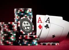 Fototapeta pltno 240 x 174, 20826073 - chips and two aces - ipy a dv esa