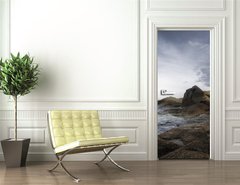 Samolepka na dvee flie 90 x 220, 2084053 - lighthouse - majk