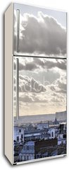 Samolepka na lednici flie 80 x 200  Vue depuis les toits de Paris  Tour Eiffel, 80 x 200 cm