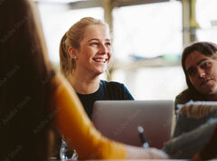 Samolepka flie 270 x 200, 214438808 - University students in classroom after lecture