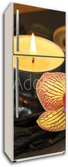Samolepka na lednici fólie 80 x 200, 21754410 - Vanilla and apple aromatherapy - Vanilková a jablečná aromaterapie
