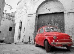 Fototapeta100 x 73  Red Classic Car., 100 x 73 cm