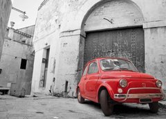 Fototapeta200 x 144  Red Classic Car., 200 x 144 cm