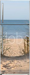 Samolepka na lednici fólie 80 x 200, 21978364 - Beach Path Through Dunes - Pláž Cesta Duny