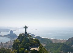 Fototapeta240 x 174  Dramatic Aerial view of Rio De Janeiro, 240 x 174 cm