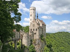 Fototapeta330 x 244  Germany: Burg Lichtenstein, a fairy tale castle, 330 x 244 cm
