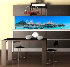 Fototapeta do kuchyn flie 260 x 60  Bora Bora, 260 x 60 cm