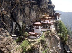 Samolepka flie 100 x 73, 22199825 - Taktshang Goemba, Bhutan